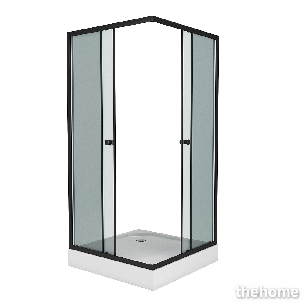 Душевой уголок Niagara Eco NG-009-14QT 90х90х195 стекло тонированное - TheHome