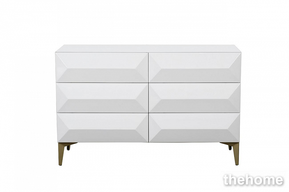 40AD-CB253 Комод белый 120*45.5*77см Garda Decor - TheHome