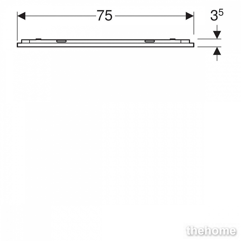 Зеркало Geberit Option Plus 75х70см 501.072.00.1 с подсветкой - 5