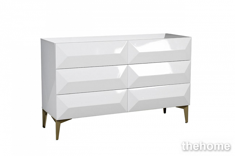 40AD-CB253 Комод белый 120*45.5*77см Garda Decor - 2
