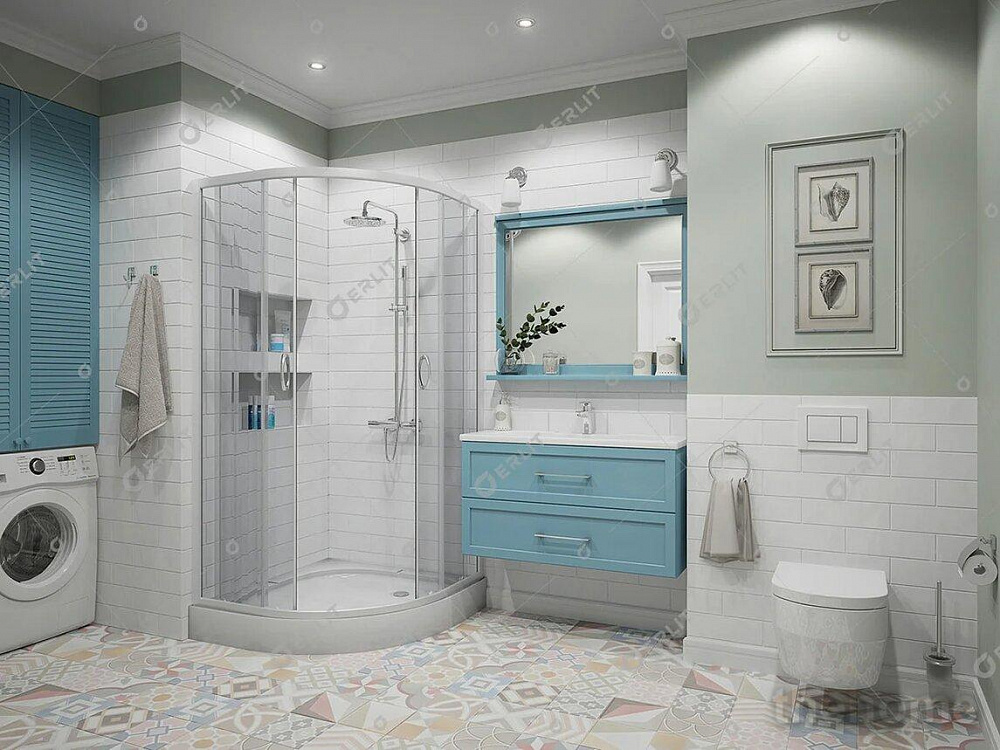 Душевой уголок Erlit Comfort ER0509-C4 (900x900x1950) - 5