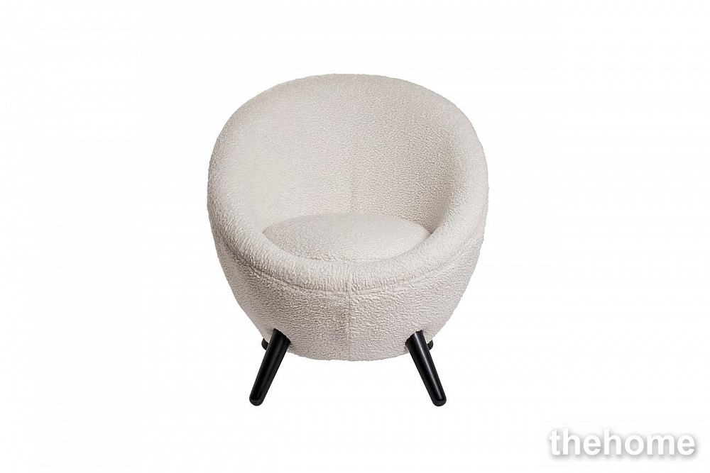 48MY-2746 CRE Кресло иск.каракуль кремовый 79*83*83см Garda Decor - TheHome