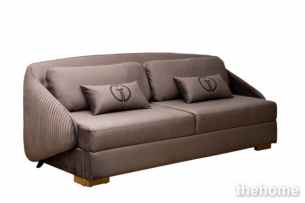 Диван Palazzo 240М трехм. раскладной серый Ром504+Ром504 240*105*95см Garda Decor - 2