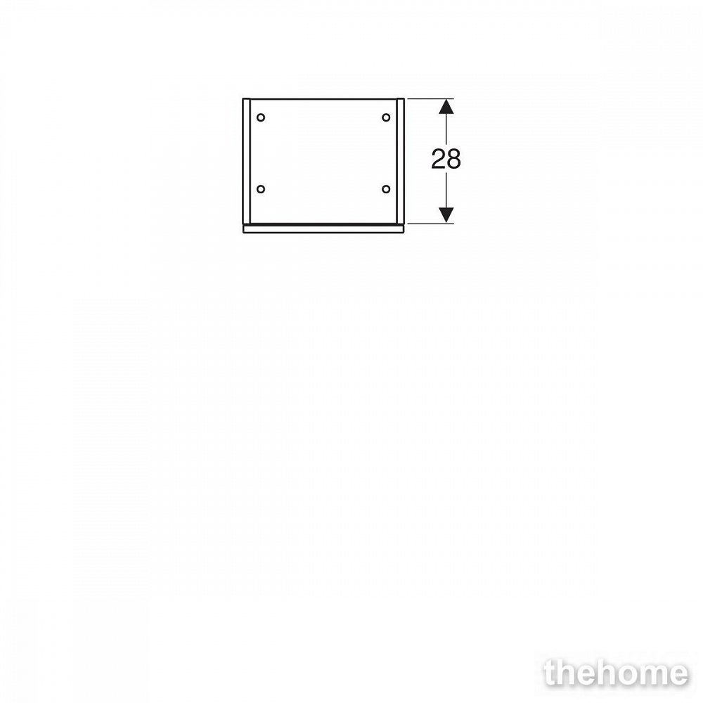 Шкаф-пенал Geberit Smyle Square 500.361.00.1 белый - 5