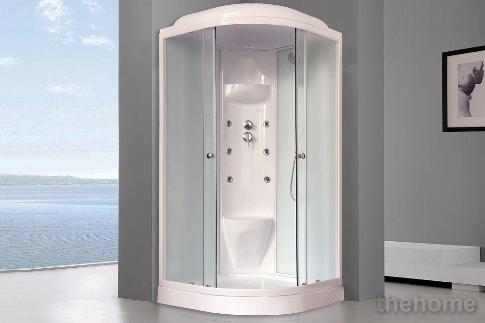 Душевая кабина Royal Bath 100HK7-WC белое/матовое - 2