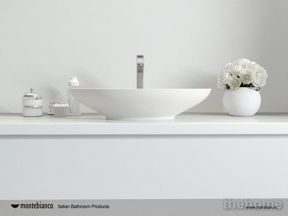 Раковина Montebianco Gondola 691x325x14 см - 10