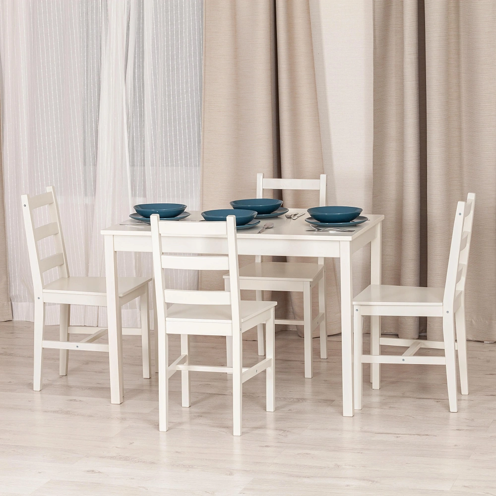 Обеденный комплект Хадсон 2 (стол + 4 стула)/ Hudson 2 Dining Set TetChair 19238 - 13