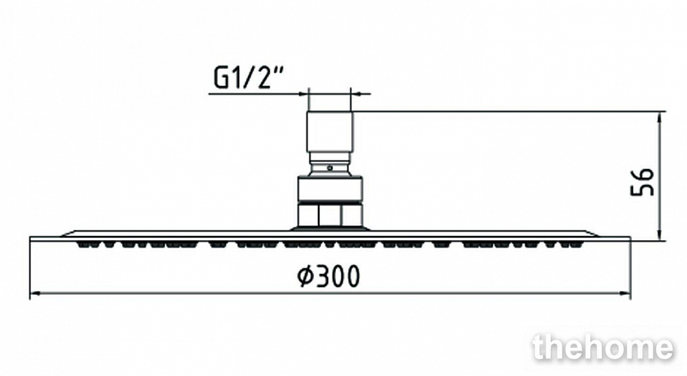 Верхний душ E.C.A Slim 102145014EX - 2
