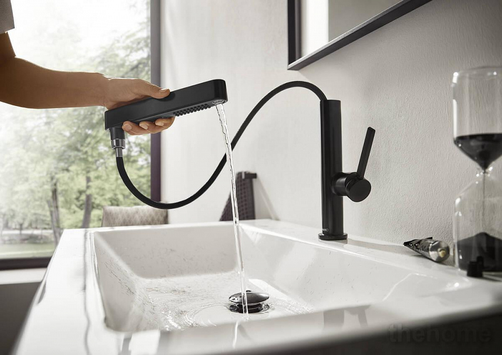 Смеситель Hansgrohe Finoris для раковины 76063670 черный - 5