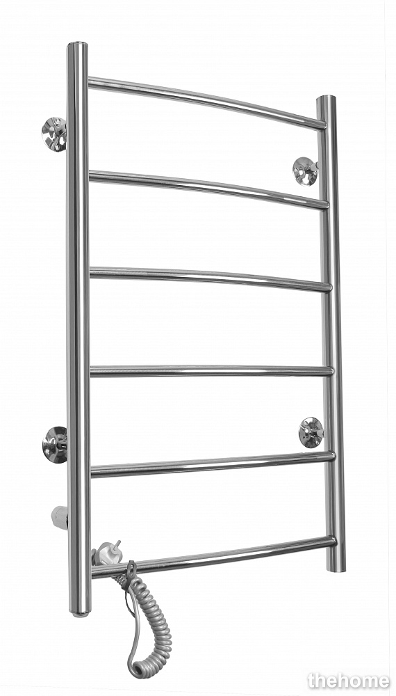 Полотенцесушитель электрический Domoterm Классик DMT 109-6 50х80 EK L, хром - 2