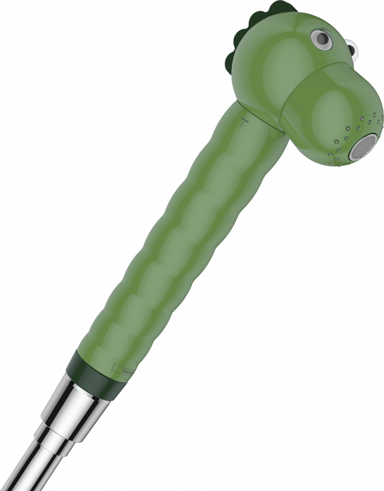 Детский ручной душ Hansgrohe Jocolino 2jet 28788570, крокодил - TheHome
