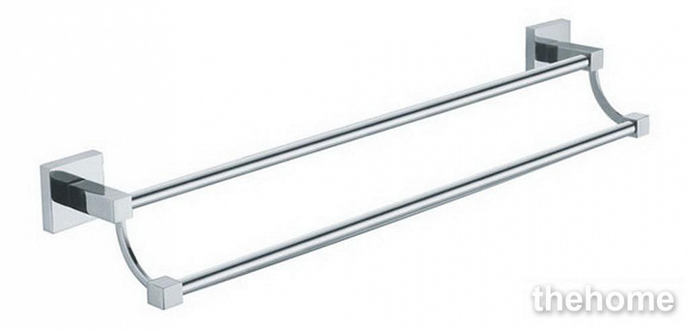 Полотенцедержатель Fixsen Metra FX-11102 двойной, хром - TheHome