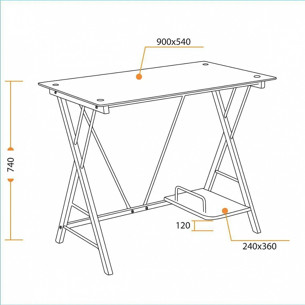 Стол компьютерный GD-01 TetChair 14253 - 9