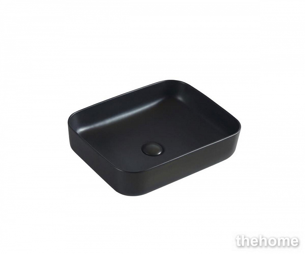 Накладная раковина Bronze de Luxe матовый черный 6127-BM - TheHome