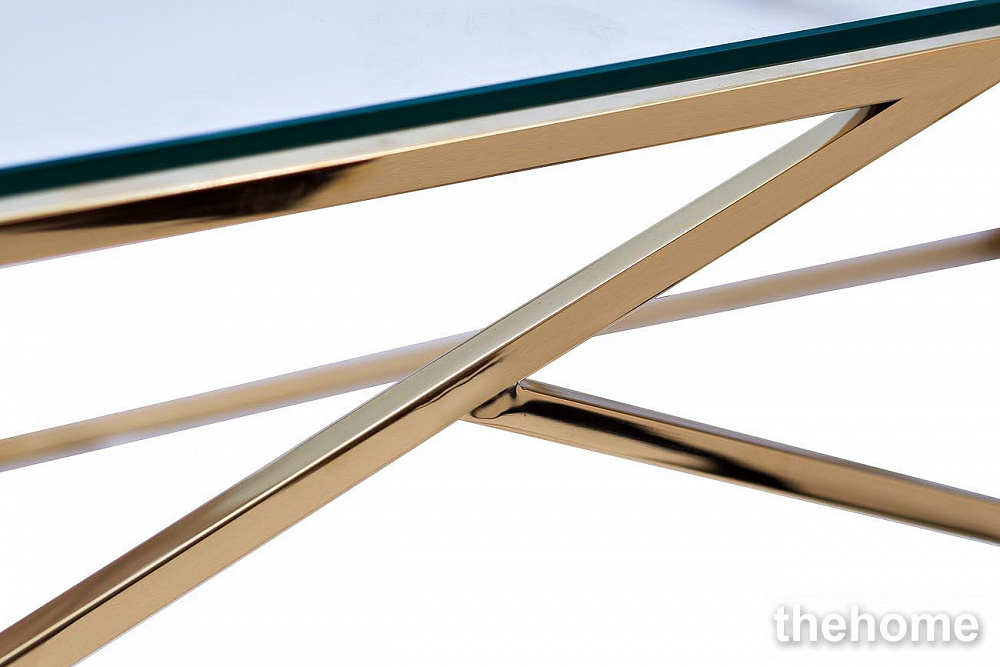 GY-CST2051214GOLD Консоль прозрачное стекло/золото30*115*78см Garda Decor - 4