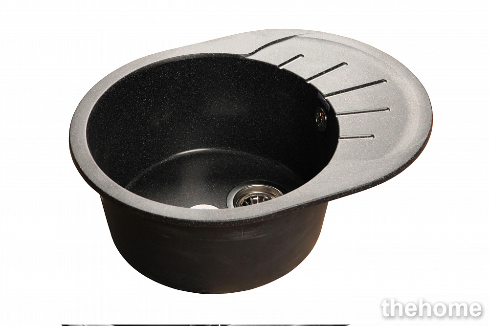 Кухонная мойка GranFest Rondo GF-R650L 427554 черная - TheHome
