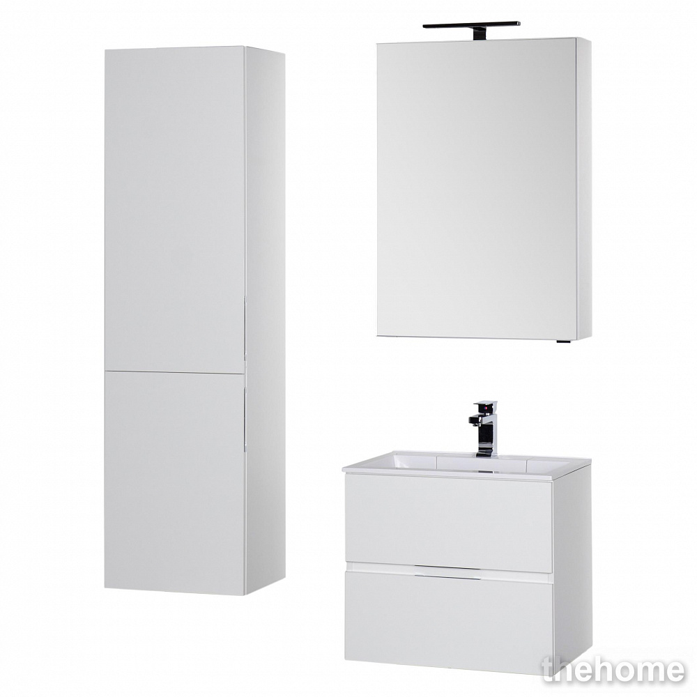 Зеркало-шкаф Aquanet Алвита 60 белый L - 3