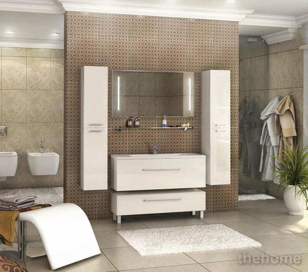 Тумба под раковину Aquaton Мадрид 120 М белая - 2