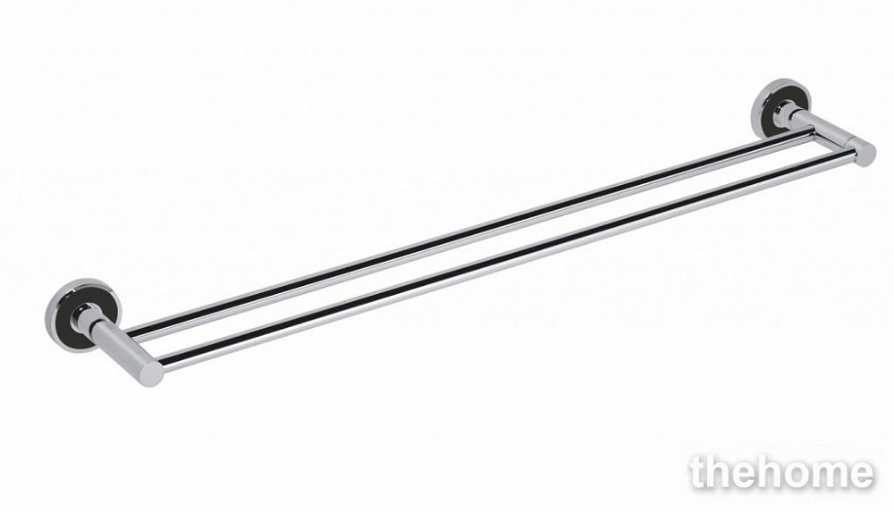 Полотенцедержатель двойной Bemeta Trend-i 104104058b 50 x 11.5 x 5.2 см, хром, черный - TheHome