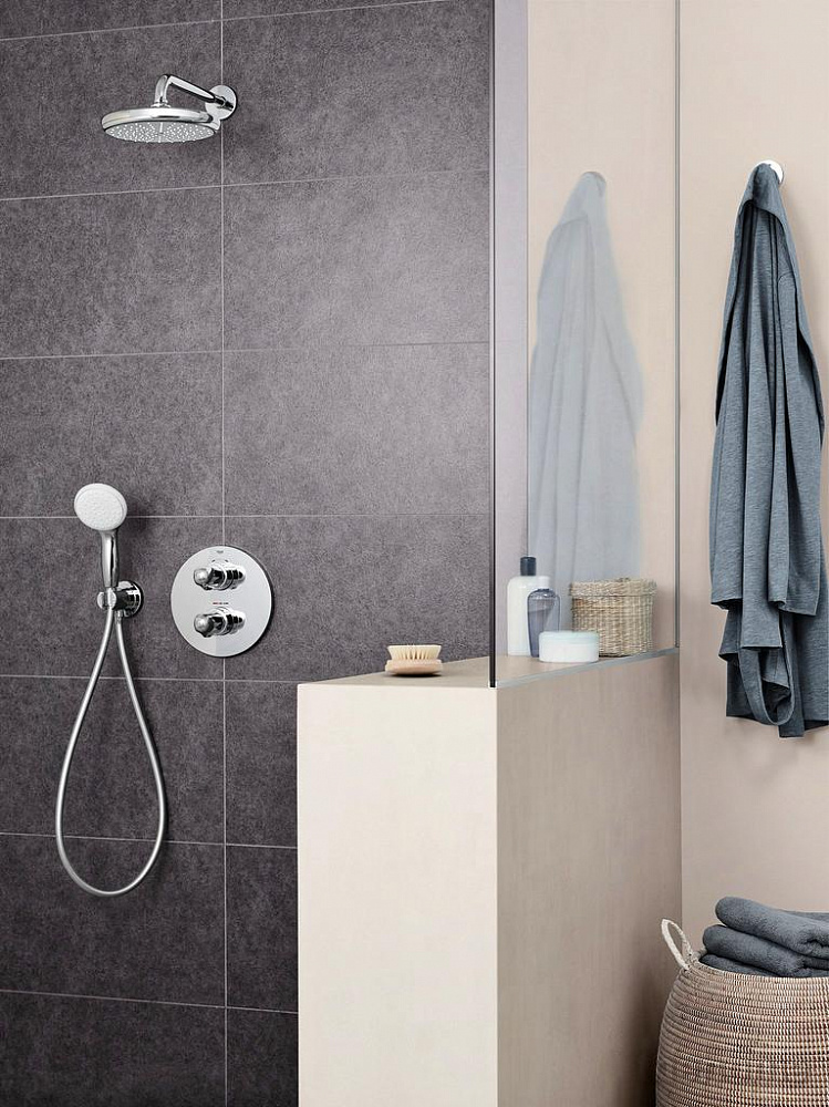 Верхний душ Grohe Tempesta 26412000 с кронштейном - 3