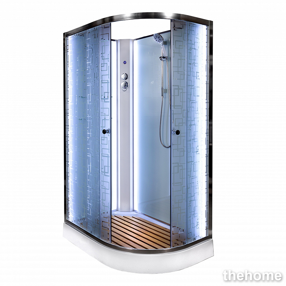 Душевая кабина Deto ЕМ1512 L N LED - TheHome