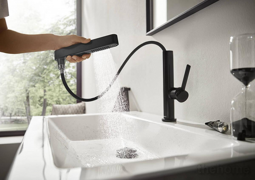 Смеситель Hansgrohe Finoris для раковины 76063670 черный - 4
