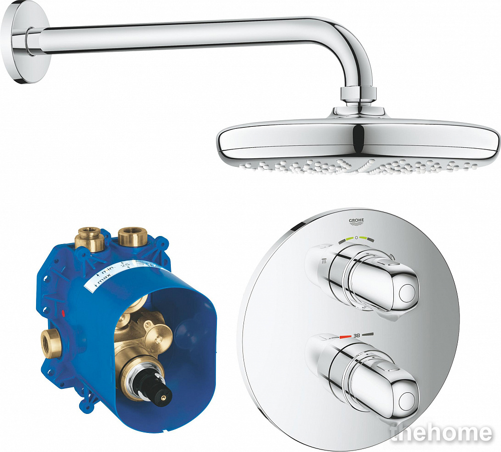 Душевой комплект Grohe Grohtherm 1000 34582001 с внутренней частью - TheHome