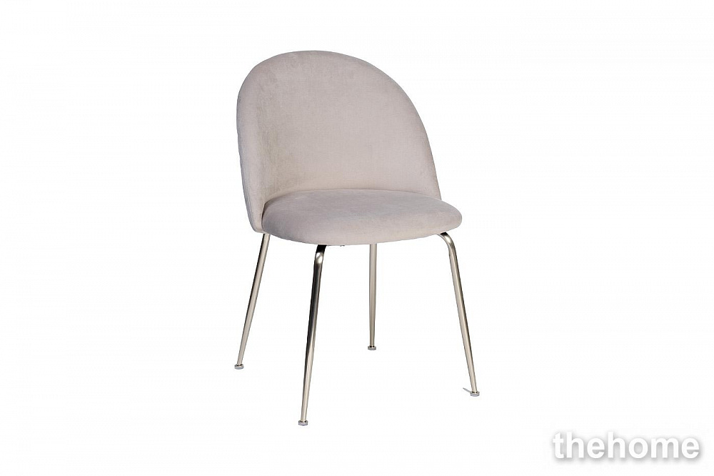 30C-301-1S GRE Стул велюр серый, хром. ножки 50*53*77см Garda Decor - 2