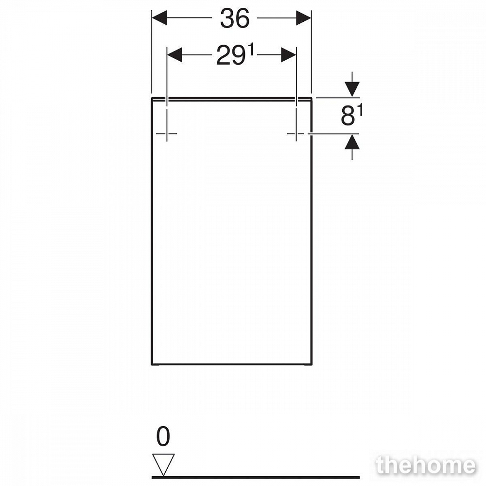 Подвесной шкаф Geberit Smyle Square 500.359.00.1 белый - 3