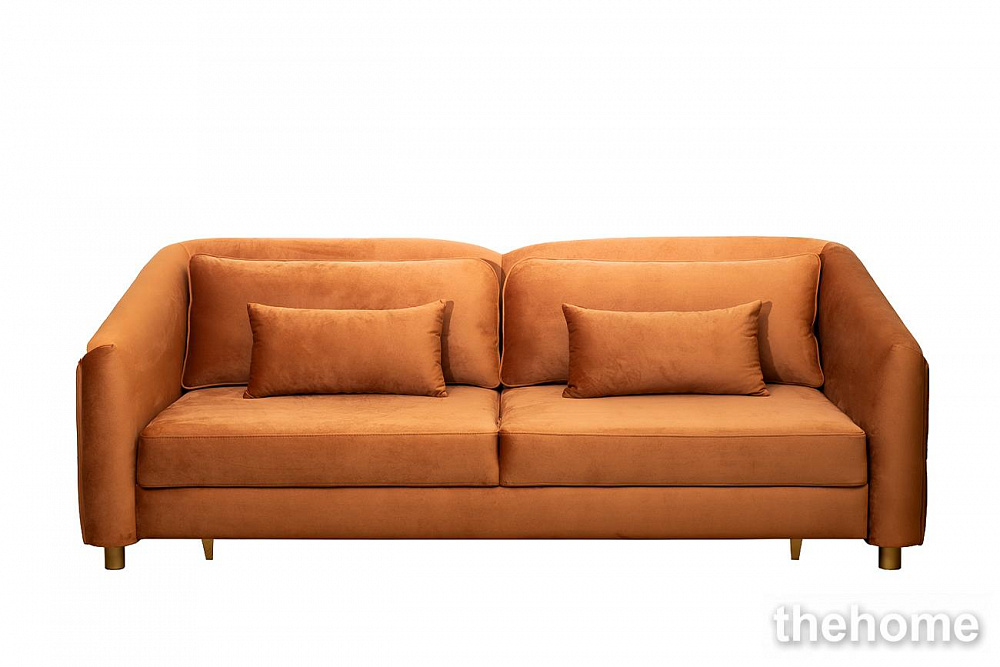 Диван Trevi 230М(К) трехм раскл с кантом терракотовый Colt006 232*103*88см Garda Decor - TheHome