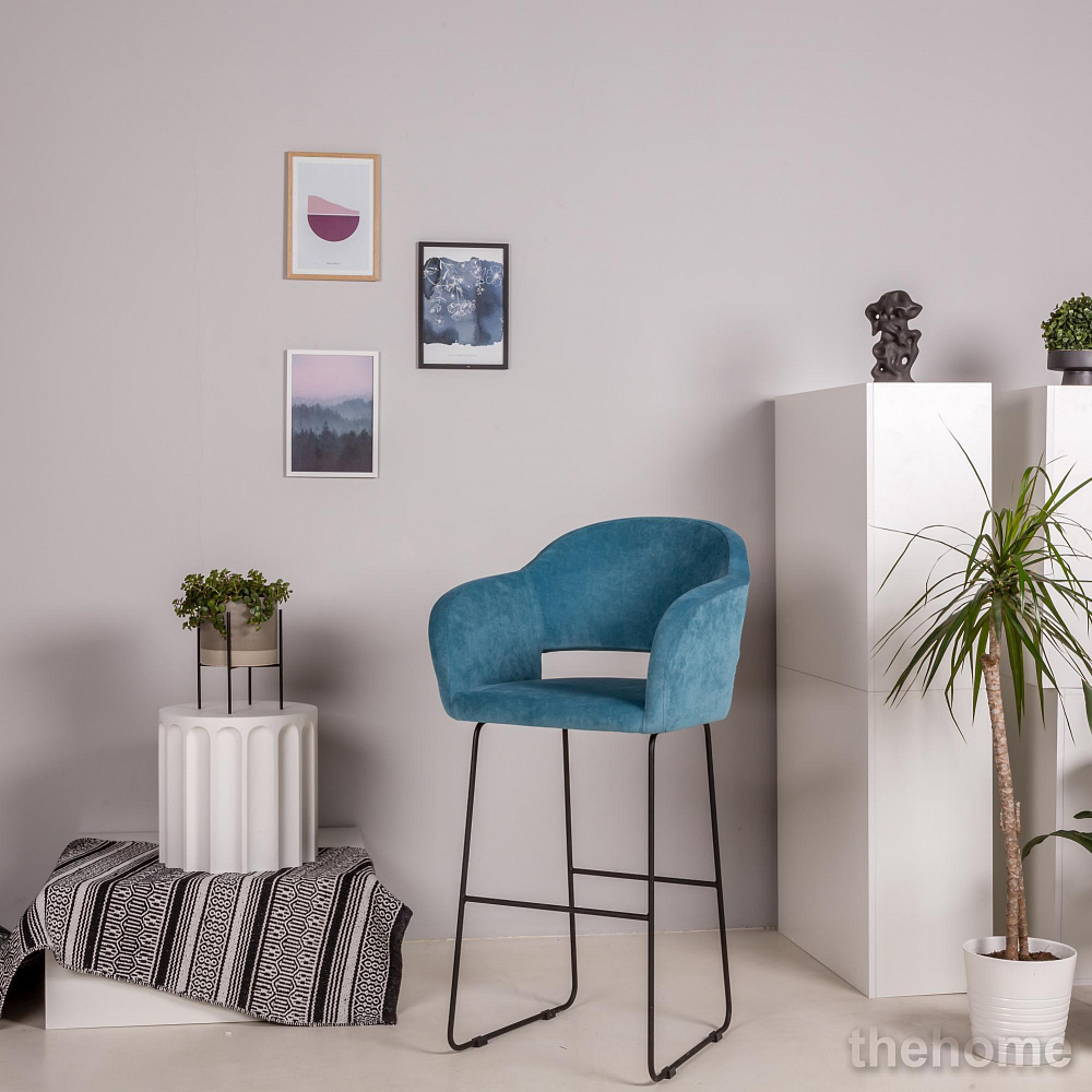 Кресло барное R-Home Oscar Блю/Линк - 7
