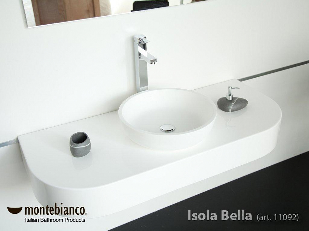 Раковина Montebianco Isola Bella 42x42x11 см - 4