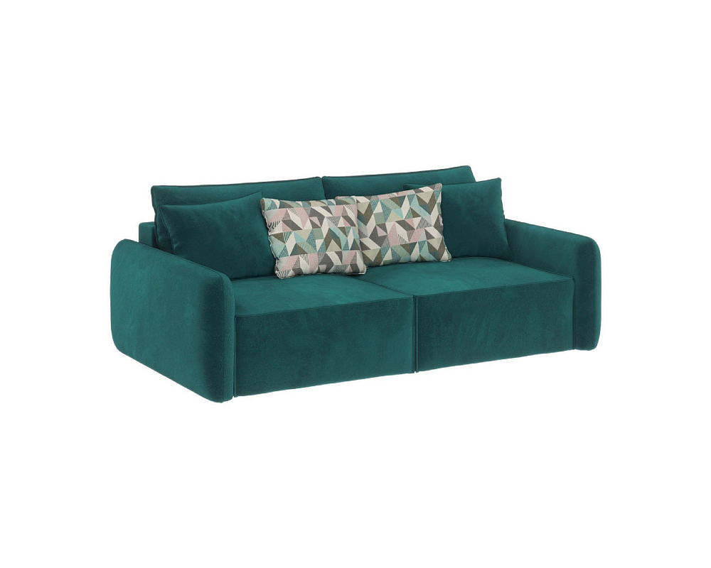 Диван прямой DeeOne Портленд-7 AAA4153015 зеленый - TheHome