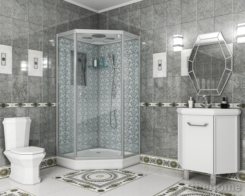 Душевая кабина Niagara Luxe 7701DW 90x90x210 стекло прозрачное - 2