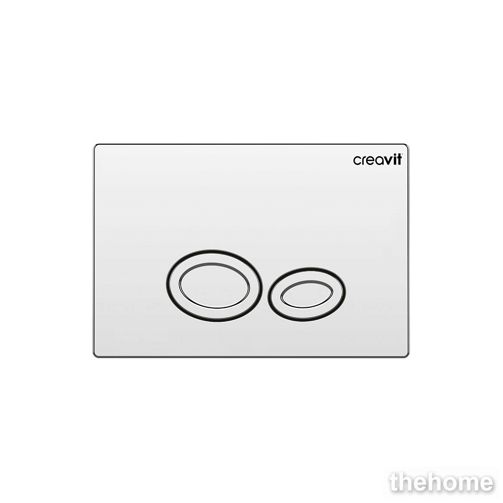 Клавиша смыва для инсталляции Creavit Drop GP2004.00 хром глянец - TheHome