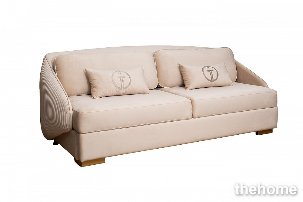 Диван Palazzo 240М трехм. раскладной беж Ром07+Ром07 240*105*95см Garda Decor - 2