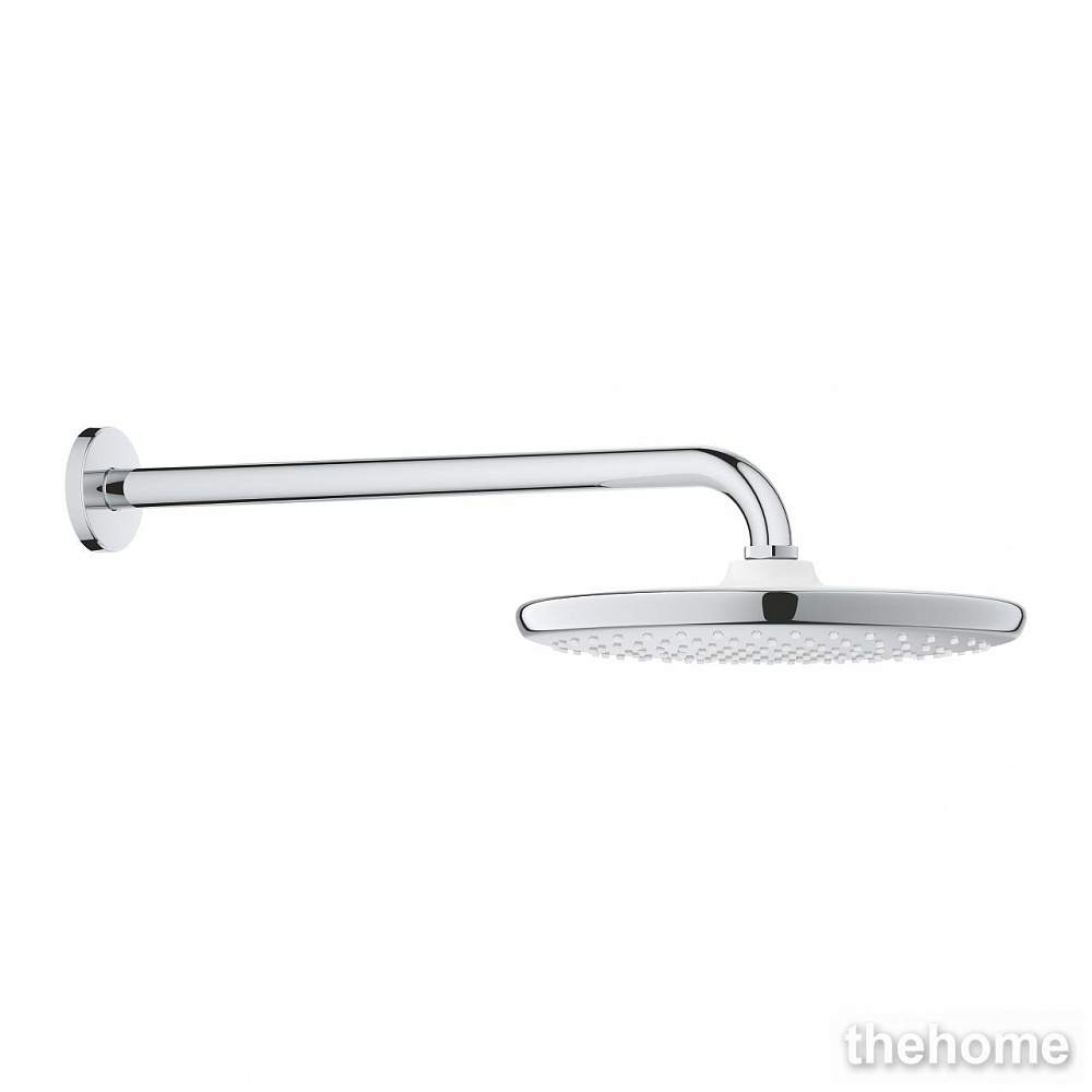 Верхний душ с кронштейном Grohe Tempesta 26668000, хром / белый - 4