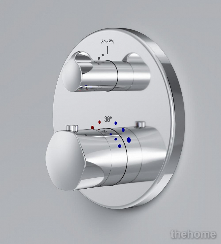 Смеситель Am.Pm Gem F9085500 для душа хром с термостатом - TheHome