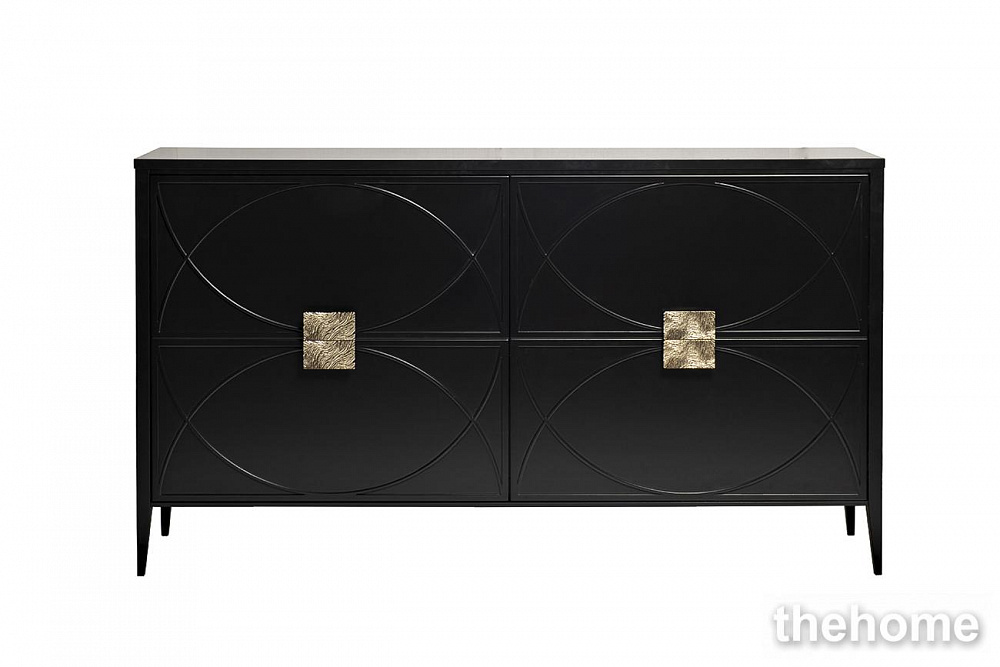 151SV-00001 Комод черный 160*90*40см Garda Decor - TheHome
