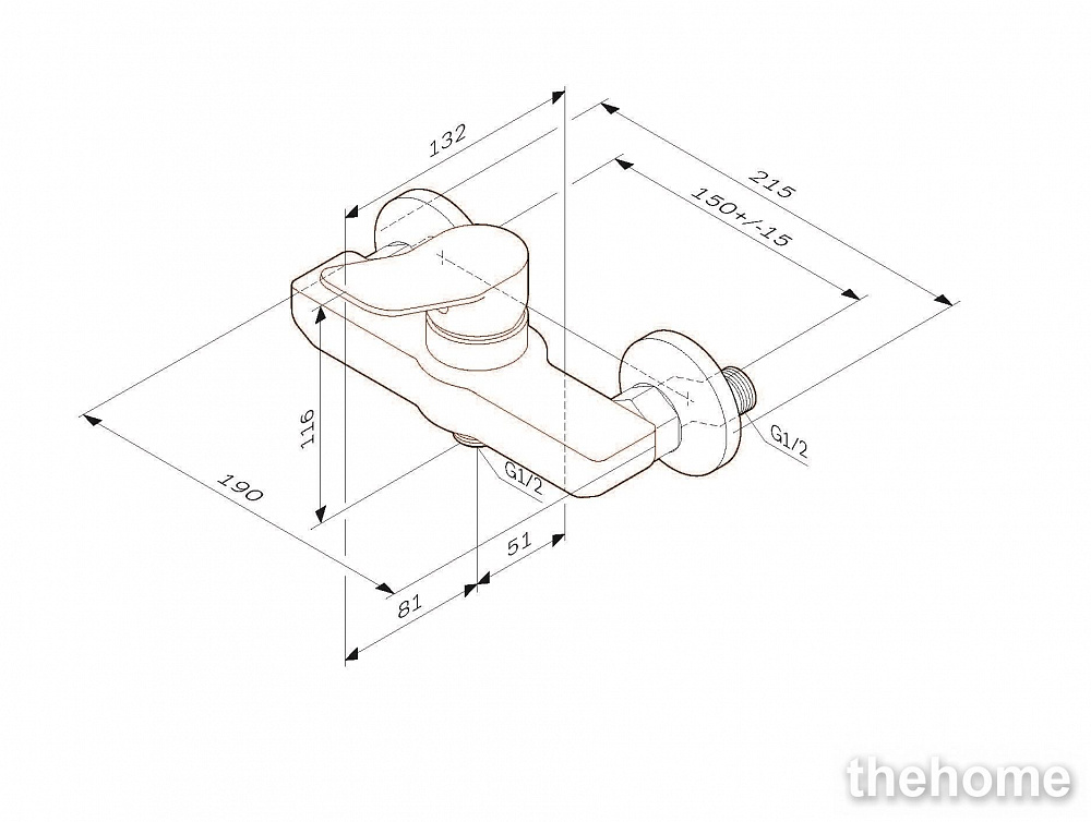 Смеситель Am.Pm X-Joy для душа F85A20033 белый - 8