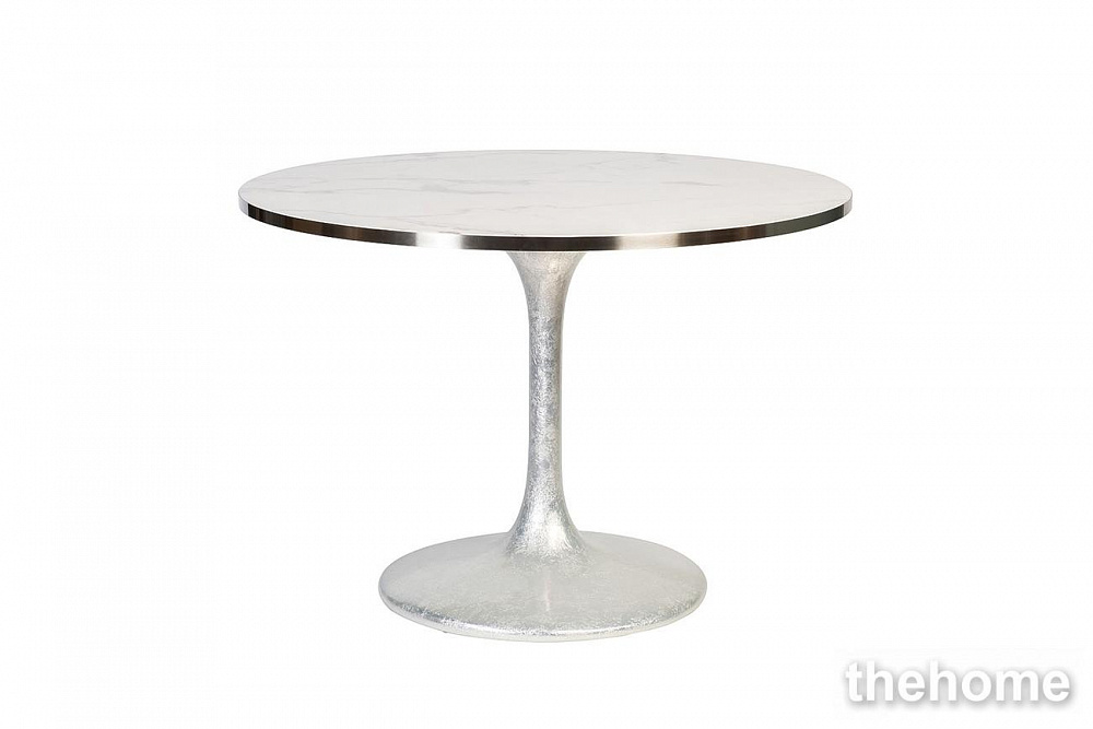 33FS-21009STOL/OB Стол обеденный Misty White d110*75,5см Garda Decor - TheHome