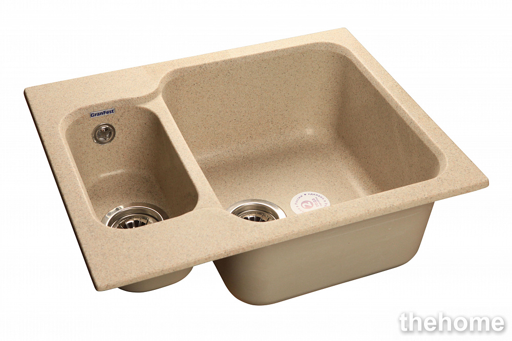 Кухонная мойка GranFest Standart GF-S615K 417536 песочная - TheHome