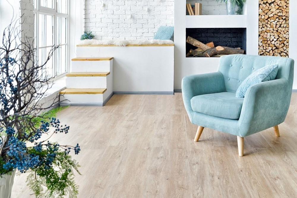 Кварц-виниловая плитка Alpine Floor Ultra Eco ДУБ КРЕМОВЫЙ ECO 5-23 - TheHome