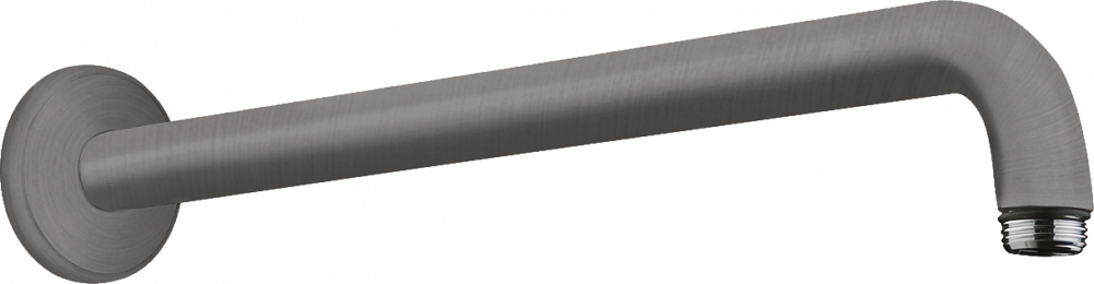 Кронштейн для верхнего душа Hansgrohe 27413340, шлифованный черный хром - TheHome