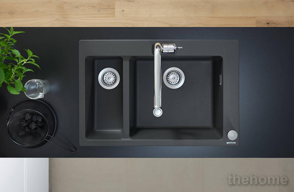 Смеситель Hansgrohe Metris для кухонной мойки 73806000 хром - 9