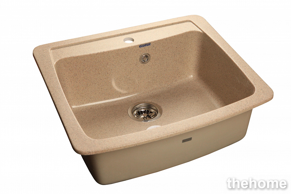 Кухонная мойка GranFest Standart GF-S605 429637 песочная - TheHome