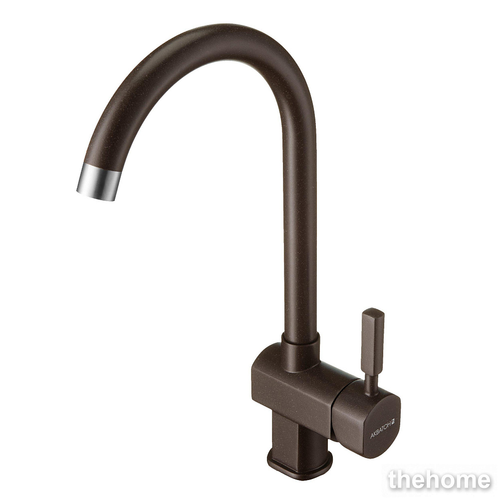Смеситель для кухни Aquaton Лиам 1AX003FCXX280 кофе - TheHome