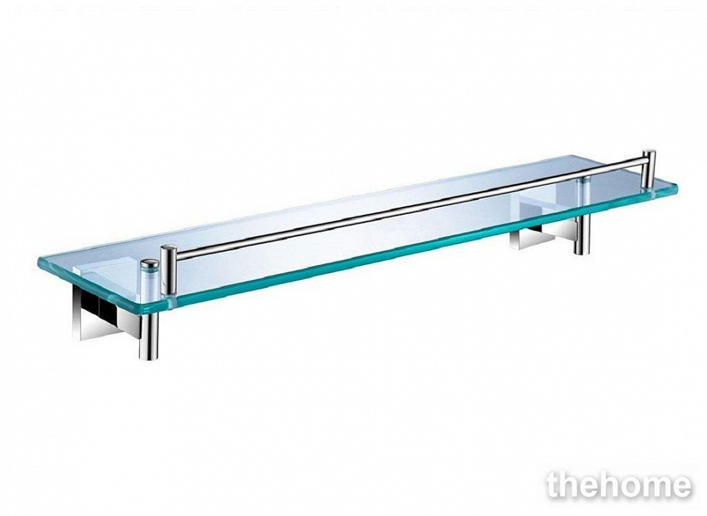 Полочка стеклянная Aquanet 6187, 52 см, хром - TheHome