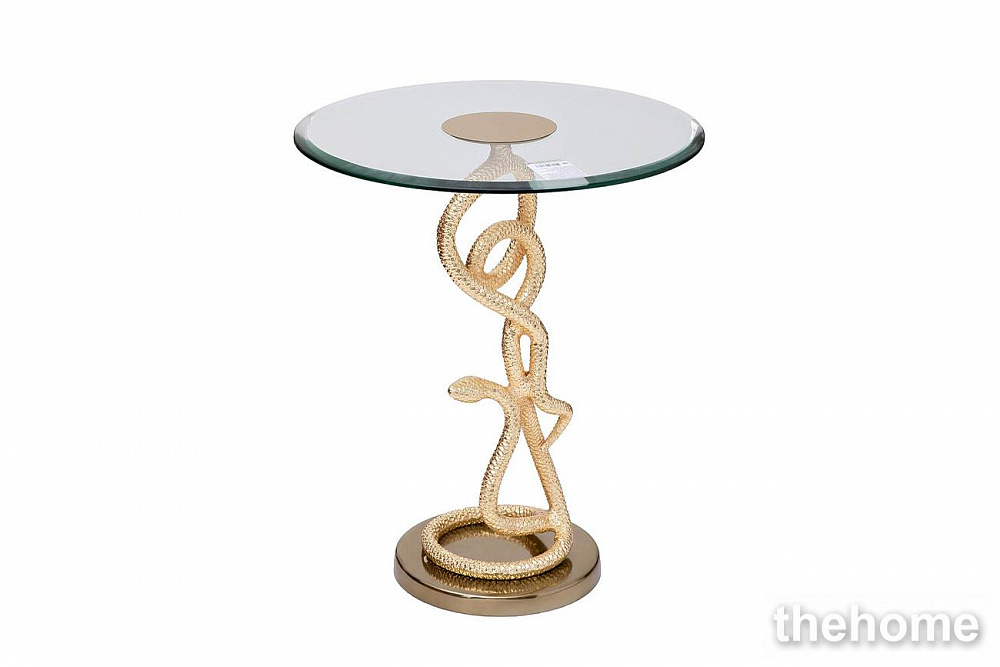 69-1021794 Стол журнальный "Serpente" d50*61см Garda Decor - TheHome