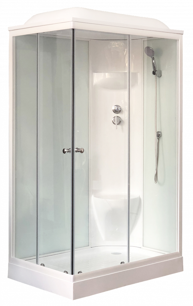 Душевая кабина Royal Bath 8120HP6-WT белое/прозрачное правая - TheHome